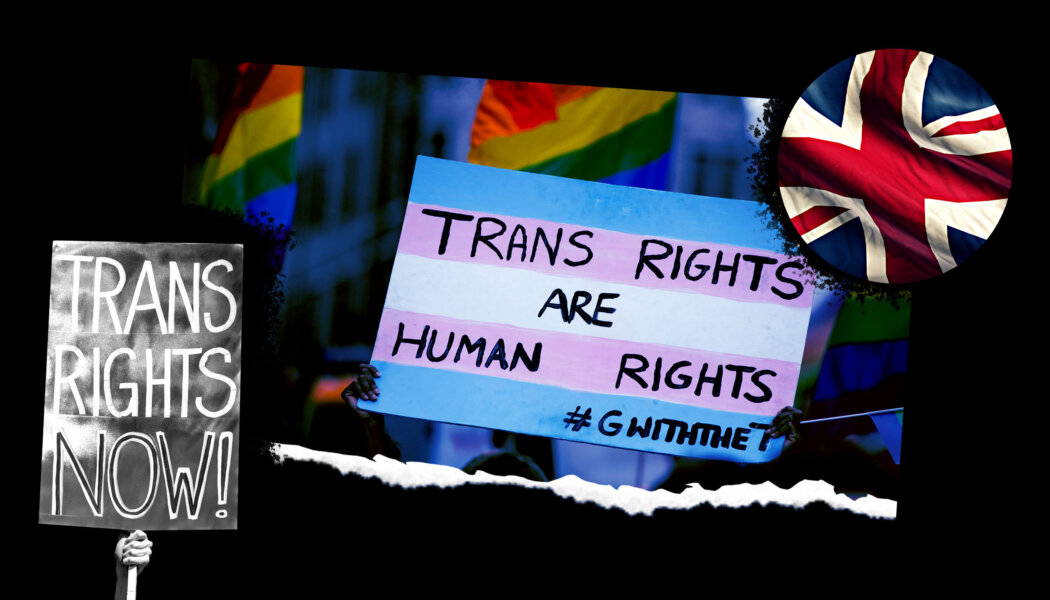Thousands protest the U.K. government’s refusal to ban trans conversion therapy