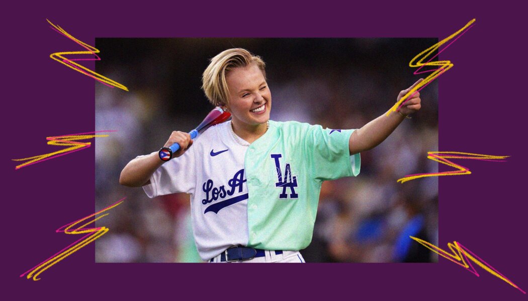 Swaggering JoJo Siwa was the star of the MLB All-Star Celebrity Game