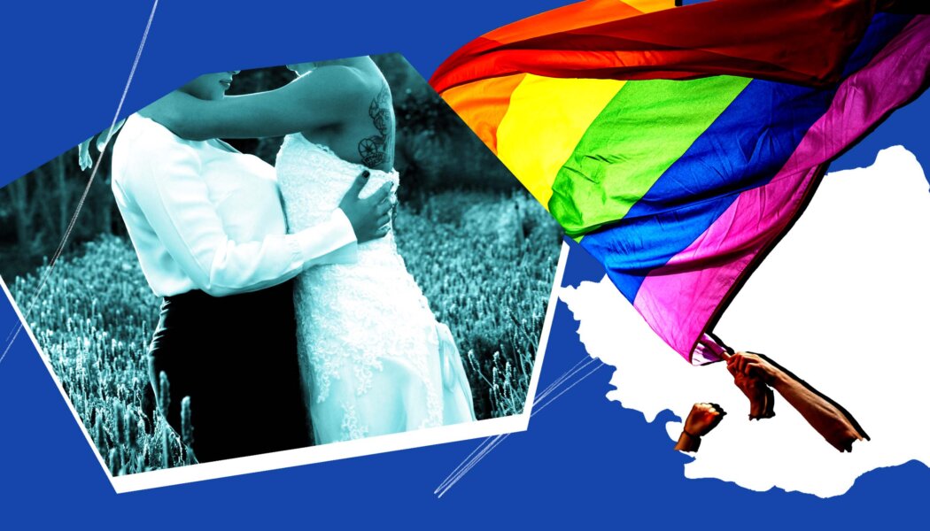 This lesbian couple just married in Romania—even though same-sex marriage is illegal