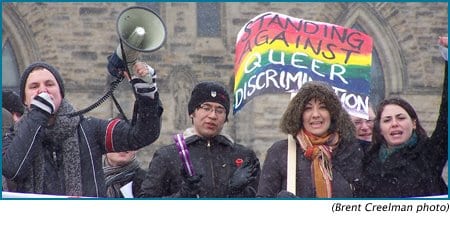 Students rally around gay male organ donors