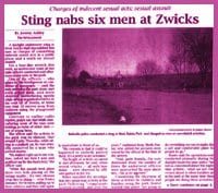 Park cruisers feel slap of sex sting