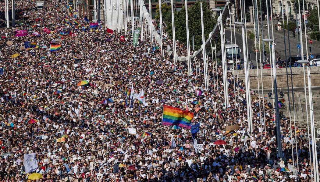 Hungary’s prime minister tried to ban Pride. Thousands showed up anyway