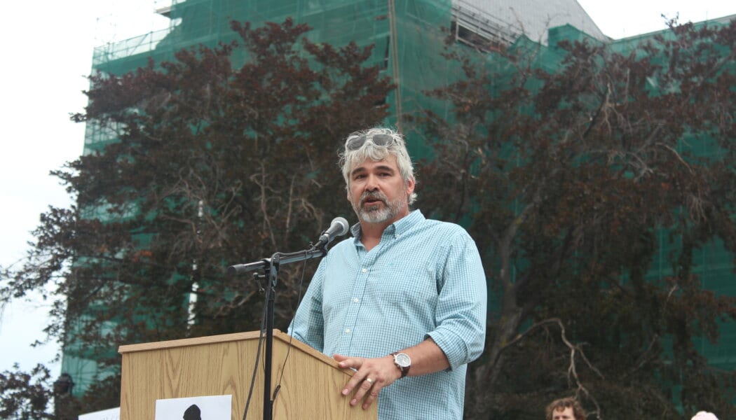 Protesters march to stop sex-ed repeal