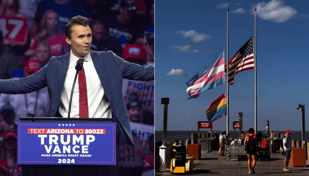 WeHo and Fire Island criticized for lowering Pride flags for Charlie Kirk