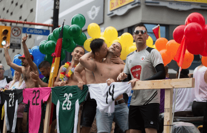 Kissed at Toronto Pride 2015